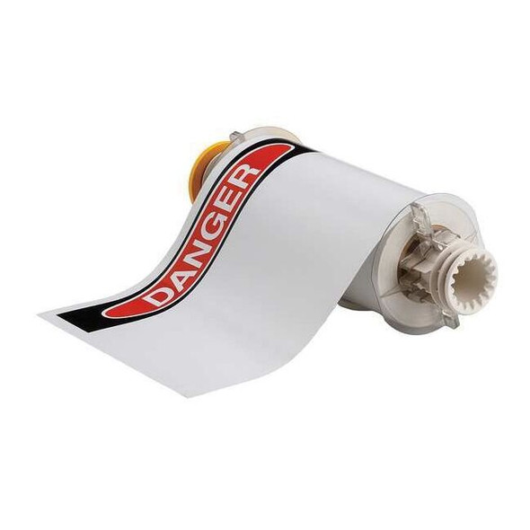 Brady Label, Red/White, Labels/Roll: 60 130765