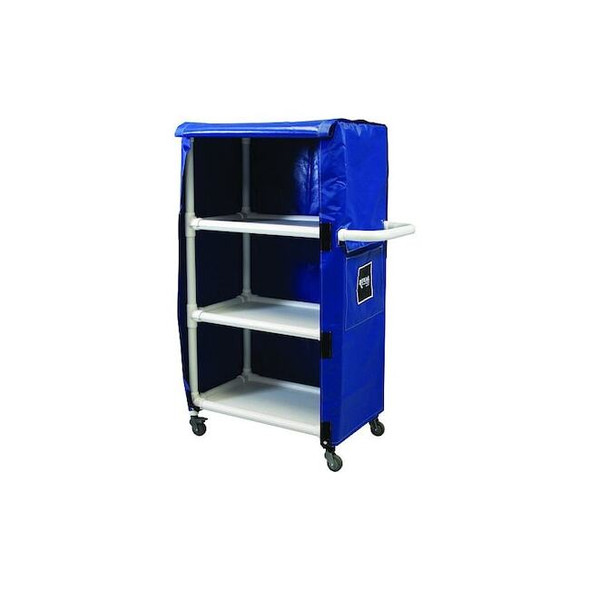 Royal Basket Trucks Linen  Cart,600 lb Capac.,32" L G32-BBX-3VA-3ULN