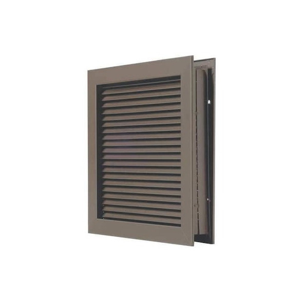 National Guard Door Louver,10 1/4 in H,18 1/4 in W L-700-RXDKB-20x12