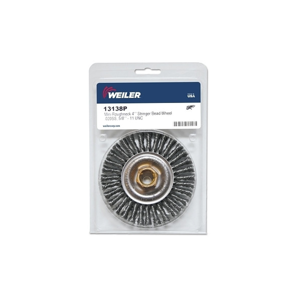 Roughneck® Stringer Bead Wheel, 4 in dia x 3/16 in Face W x 5/8 in-11 UNC x  0.020 in, 20000 RPM, 5 EA/PK