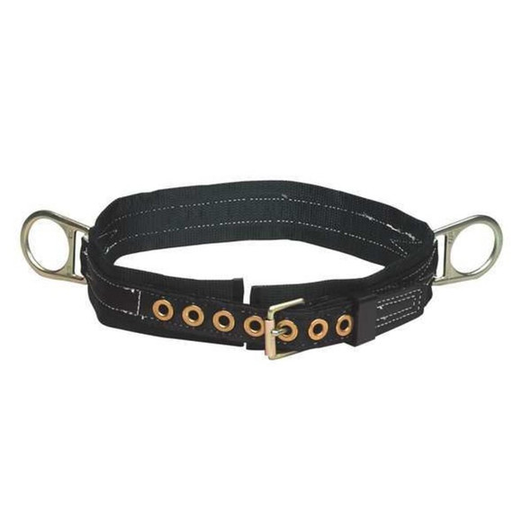 Body Belt, 1 D-Rings, Back Location, Stainless Steel, Includes Padding: No ,S  123N/SBK