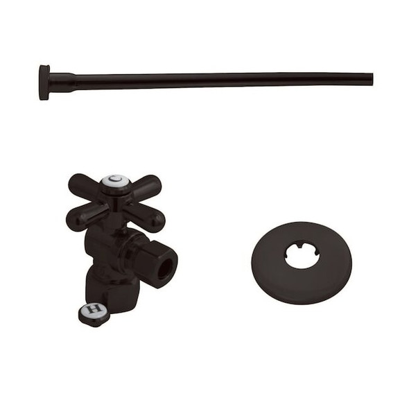 KTK105P Toilet Supply Kit Combo 1/2" IPS X 3/8" Comp Outlet