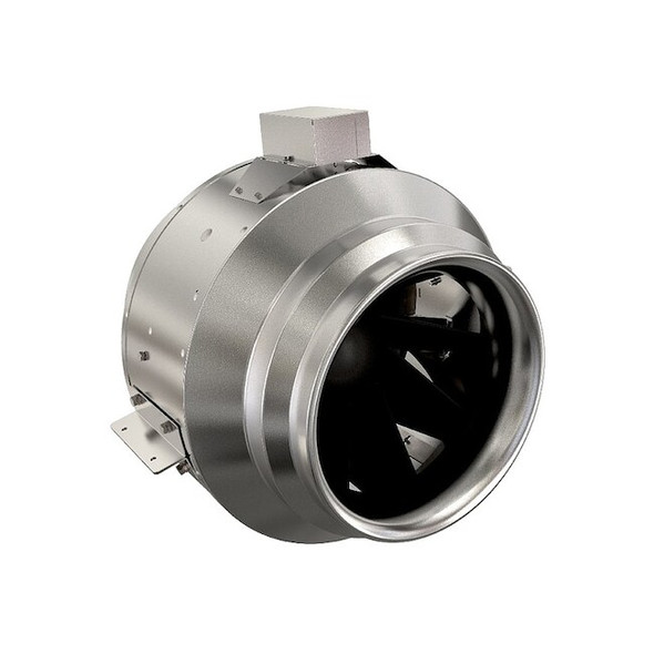 Fantech Steel 26"D,27.3"H,26"W Inline Duct Fan 498352