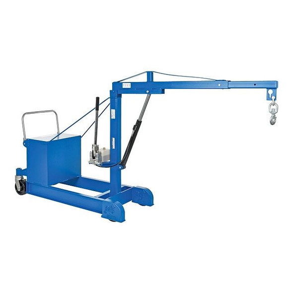 Vestil Mobile Floor Crane,Counter Balance,500Lb CBFC-500
