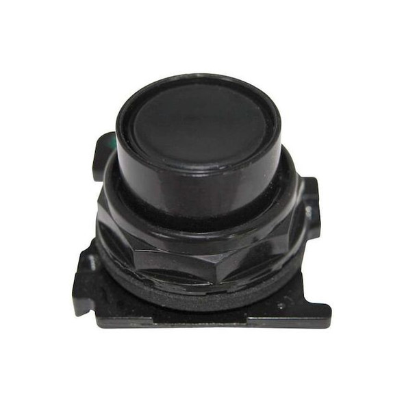 Eaton Flush Push Button,Black,Non-Illum,30mm E34PB1