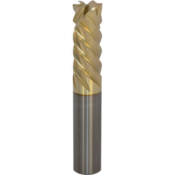 1/2" 6 flute Solid Carbide HCC Compression ZRN coated 66-410
