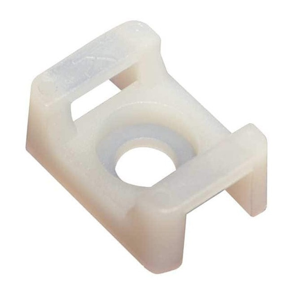 Dolphin Components Cable Tie Base,Saddle,Natural,PK1000 DC-LPM-4