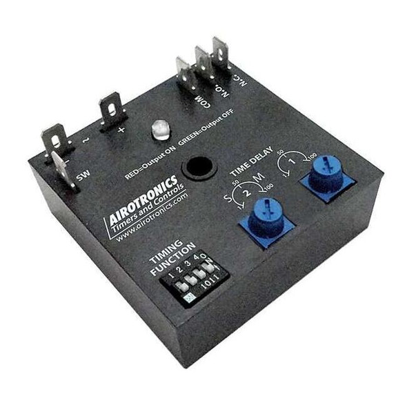 Multifunction Time Delay Relay, Square, 9 Functions 12V DC, SPDT