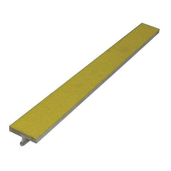 Wooster Products Stair Strip,Yellow,60in W,Extruded Alum, WP24AYEL5 WP24AYEL5