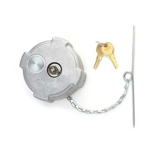 Velvac Fuel Cap, Nonvnted, Locking, 1/4 In Thread 600149