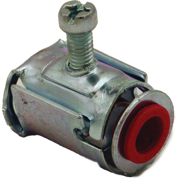 Halex 3/8 In. Flex MC Snap-In Connector (5-Pack) 26571