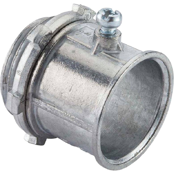 Halex 1/2 In. EMT Screw Connector Conduit Fitting (50-Pack) 12101B
