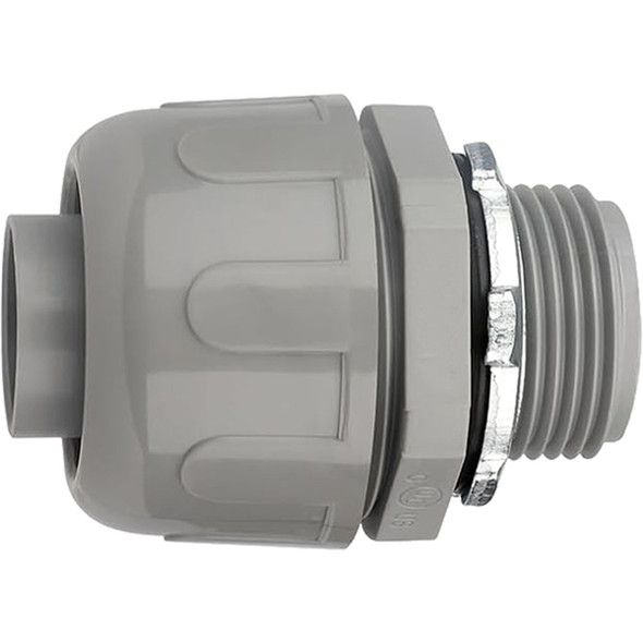 Halex 1 In. Liquid Tight PVC Quick Set Connector 97623
