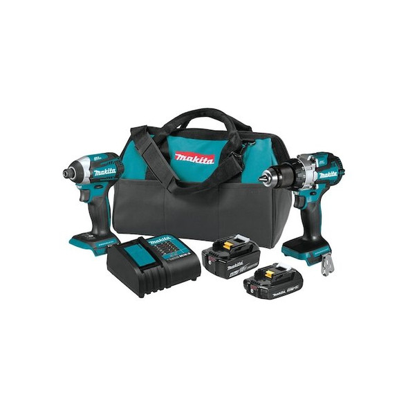 Makita Brushless2PcKit,(1)2.0Ah;(1)4.0Ah XT296SMR