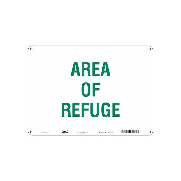 Condor Safety Sign,14" Wx10" H,0.055" Thickness 465P62