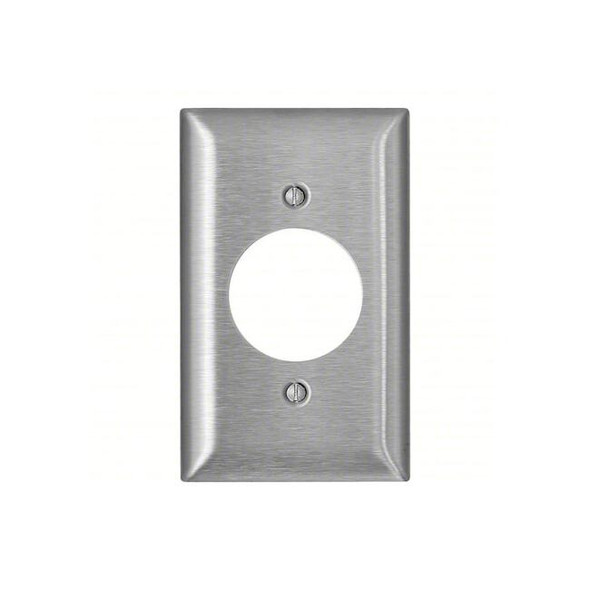 Leviton Wall Plate, Toggle, Stainless Steel SL262