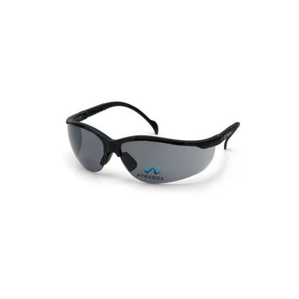 Pyramex  Venture Ii Bifocal Safety Glasses - Gray Lens - +2.0 Lens Pack of 6
