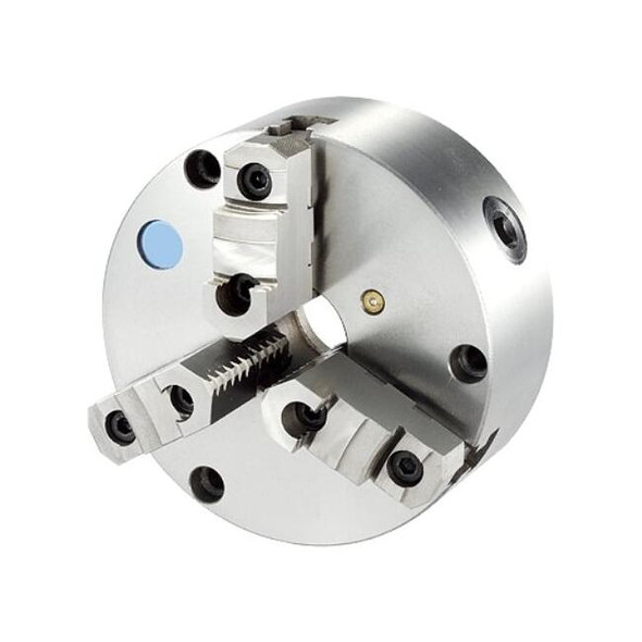 10" Front-Mount Top Reversible Self Centering 3-Jaw Plain Back Chuck