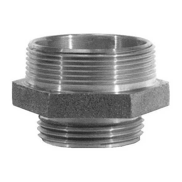 Dixon Hex Nipple,MNPTxMNPSH,2 Inx2-1/2 In DMH2025