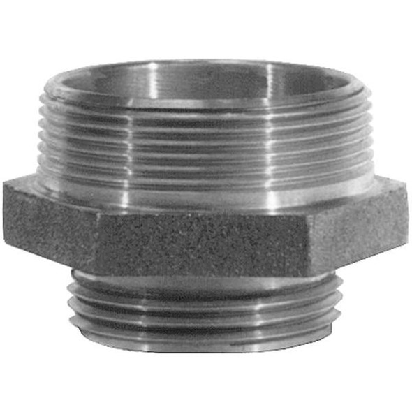 Dixon Hex Nipple,MNPTxMNPSH,2 Inx2-1-2 In DMH2025