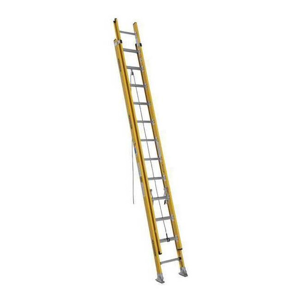 Werner 24 ft Fiberglass Extension Ladder, 375 lb Load Capacity 7124-2
