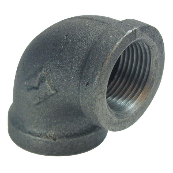 520-000HC Southland 1/8 In. 90 Deg. Malleable Black Iron Elbow (1/4 Bend)