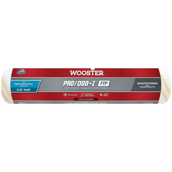 RR666-14 Wooster Pro/Doo-Z FTP 14 In. x 3/8 In. Woven Fabric Roller Cover