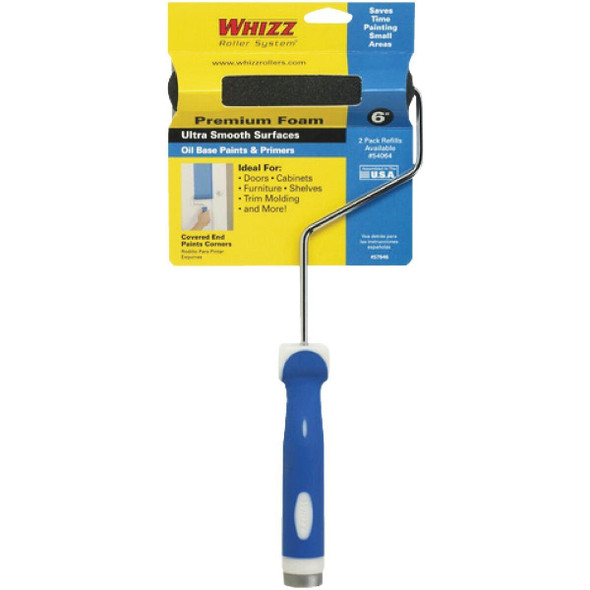 57646 Whizz 6 In. x 13 In. Foam Roller Cover & Frame