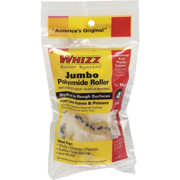 60011 Whizz Premium Gold Stripe 4 In. x 1/2 In. Jumbo Woven Fabric Roller Cover