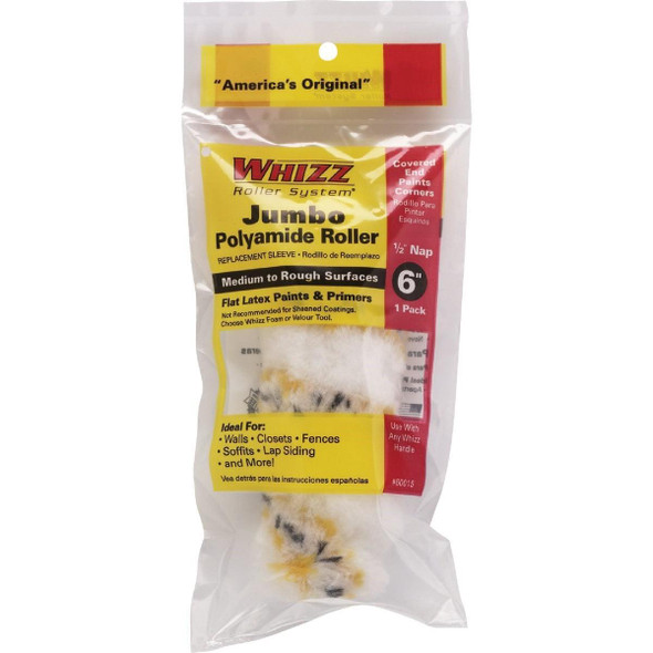 60015 Whizz Premium Gold Stripe 6 In. x 1/2 In. Jumbo Woven Fabric Roller Cover
