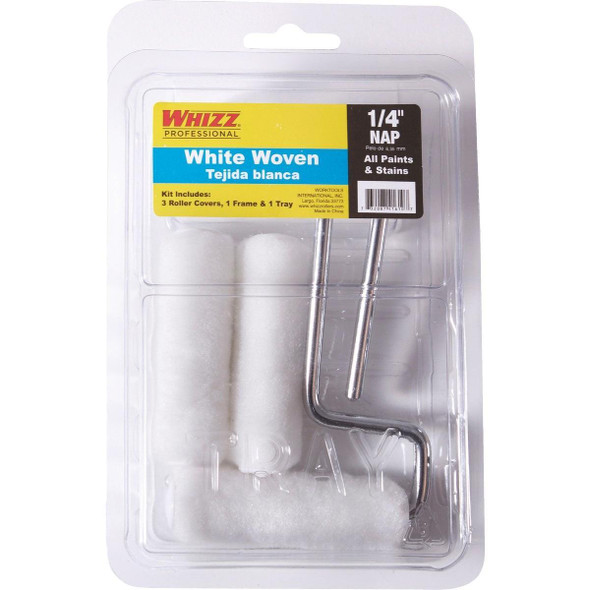 41610 Whizz 3 In. x 1/4 In. Woven Trim Roller Kit