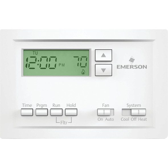 P210 White Rodgers 5-1-1 Day Programmable White Digital Thermostat