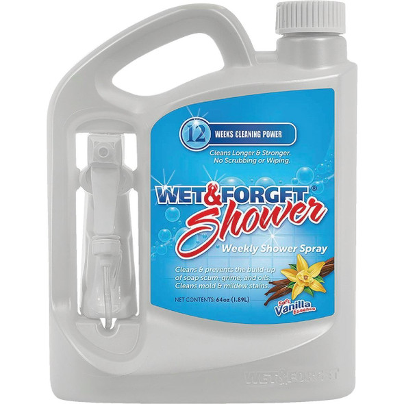 801064 Wet & Forget 64 Oz. Soft Vanilla Essence Weekly Shower Cleaner