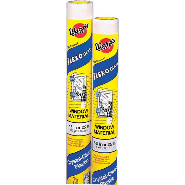 NFG-36P Warp's Flex-O-Glass 36 In. X 25 Ft. Clear 4 Mil. Plastic Sheeting