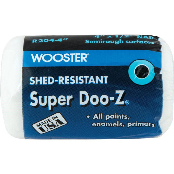 R204-4 Wooster Super Doo-Z 4 In. x 1/2 In. Woven Fabric Roller Cover