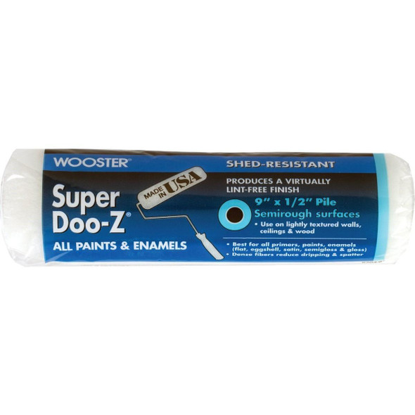 R204-9 Wooster Super Doo-Z 9 In. x 1/2 In. Woven Fabric Roller Cover