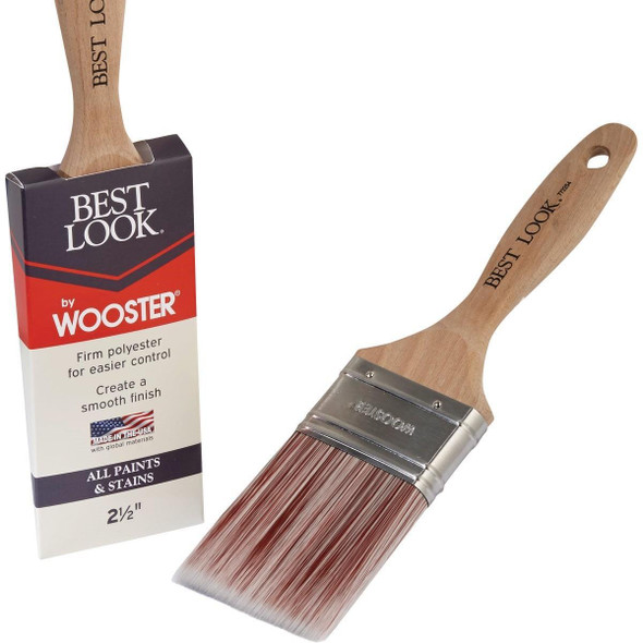 D4024-2 1/2 Best Look By Wooster 2-1/2 In. Flat Paint Brush