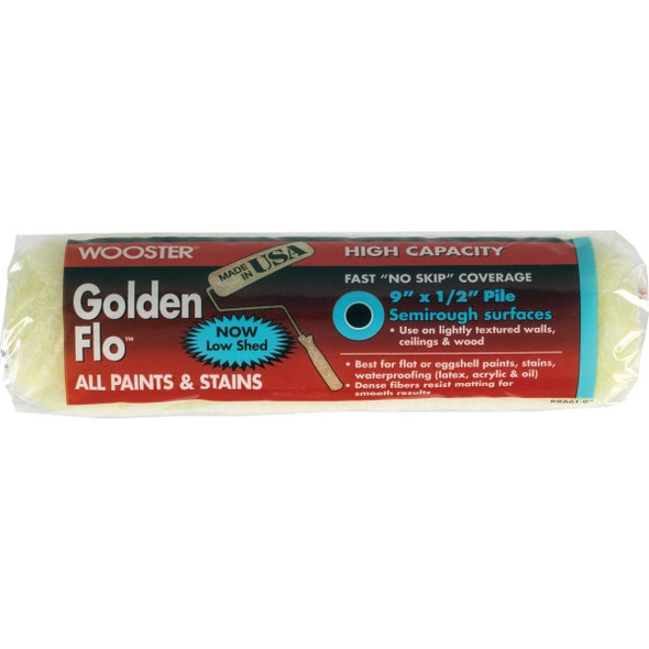 RR661-9 Wooster Golden Flo 9 In. x 1/2 In. Knit Fabric Roller Cover