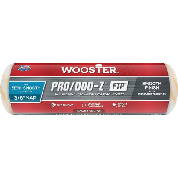 RR666-9 Wooster Pro/Doo-Z FTP 9 In. x 3/8 In. Woven Fabric Roller Cover