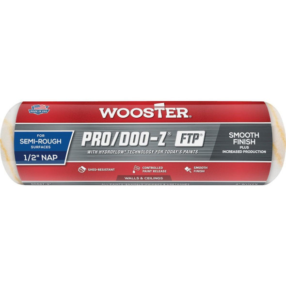 RR667-9 Wooster Pro/Doo-Z FTP 9 In. x 1/2 In. Woven Fabric Roller Cover