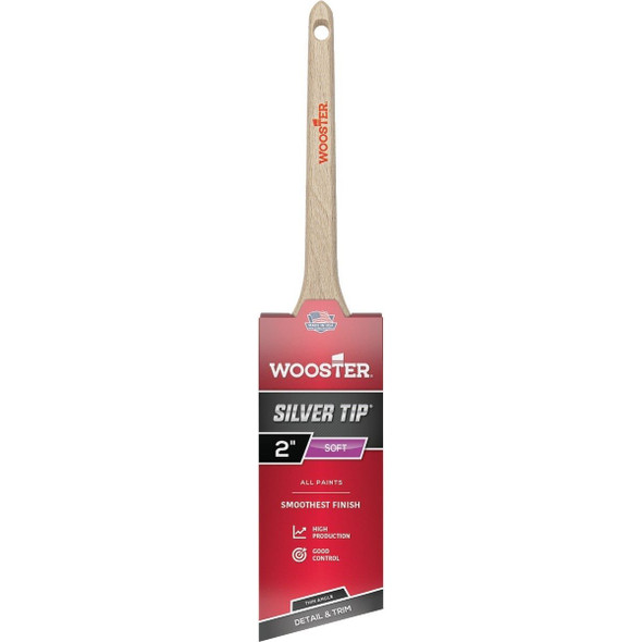 5224-2 Wooster SILVER TIP 2 In. Thin Angle Sash Paint Brush