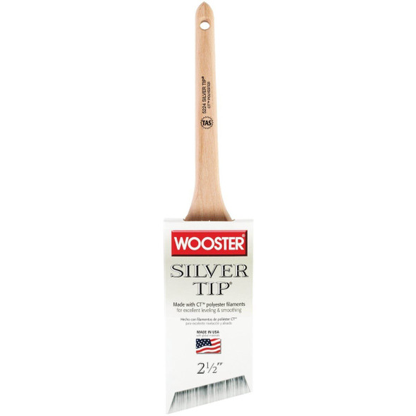 5224-2 1/2 Wooster SILVER TIP 2-1/2 In. Thin Angle Sash Paint Brush