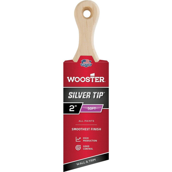 5225-2 Wooster SILVER TIP 2 In. Short Handle Paint Brush