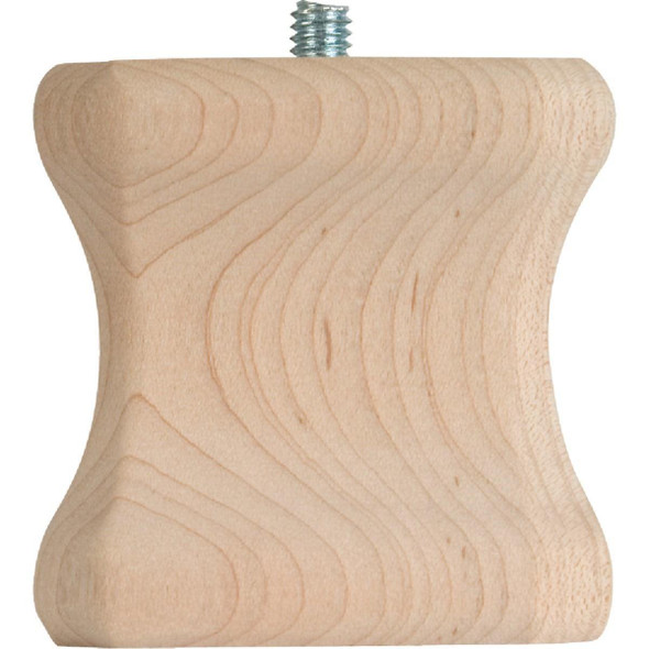 2749 Waddell 2-5/8 In. Old English Hardwood Bun Foot