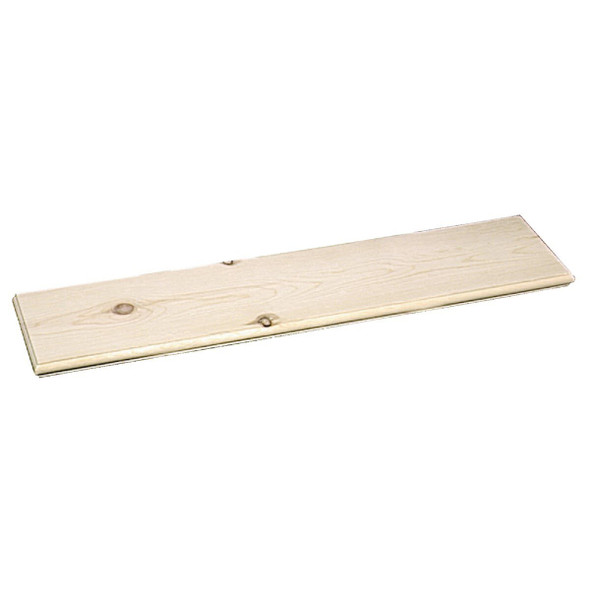 1360/F-524 Waddell 5 In. x 24 In. Unfinished Premium Pine Shelving