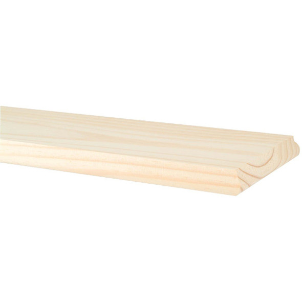 1365/F-724 Waddell 7 In. x 24 In. Unfinished Premium Pine Shelving