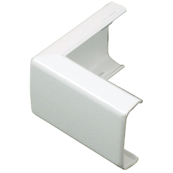 NMW8 Wiremold CordMate White 90 Deg Outside Elbow