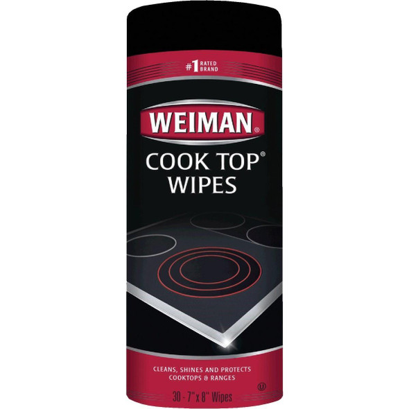 90 Weiman 7 In. x 8 In. Cook Top Cleaning Wipe (30 Count)