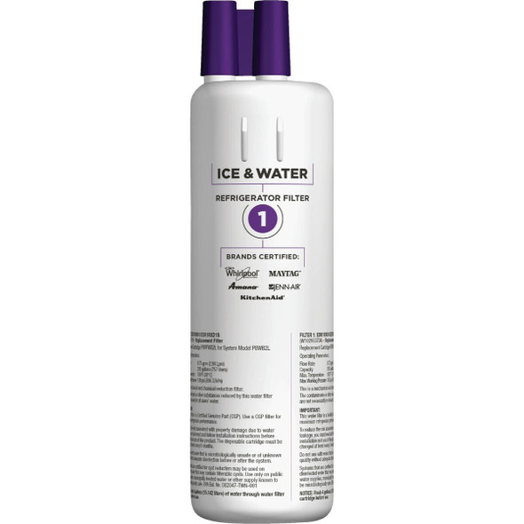 EDR1RXD1 EveryDrop by Whirlpool Filter 1 Icemaker & Refrigerator Water Filter Cartridge