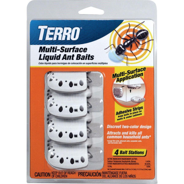 T334B Terro Multi-Surface Liquid Ant Bait Station (4-Pack)